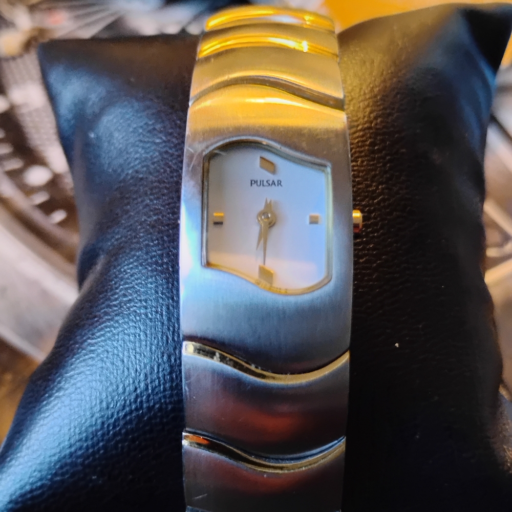 Pulsar Silver and Gold Watch